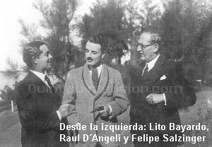 Lito Bayardo, Raul D´Angeli y Felipe Salzinger
