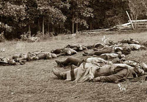 Muertos de la Batalla de Gettysburg