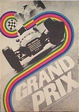 Afiche checo de GRAND PRIX