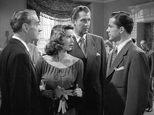 Clifton Webb, Gene Tierney, Vincent Price y Dana Andrews en LAURA