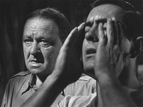 James Burke y Tyrone Power en NIGHTMARE ALLEY