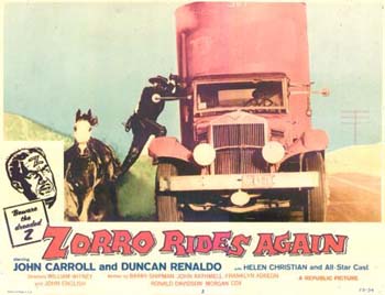Nuevos escenarios para las aventuras de James Vega en ZORRO RIDES AGAIN (1937)
